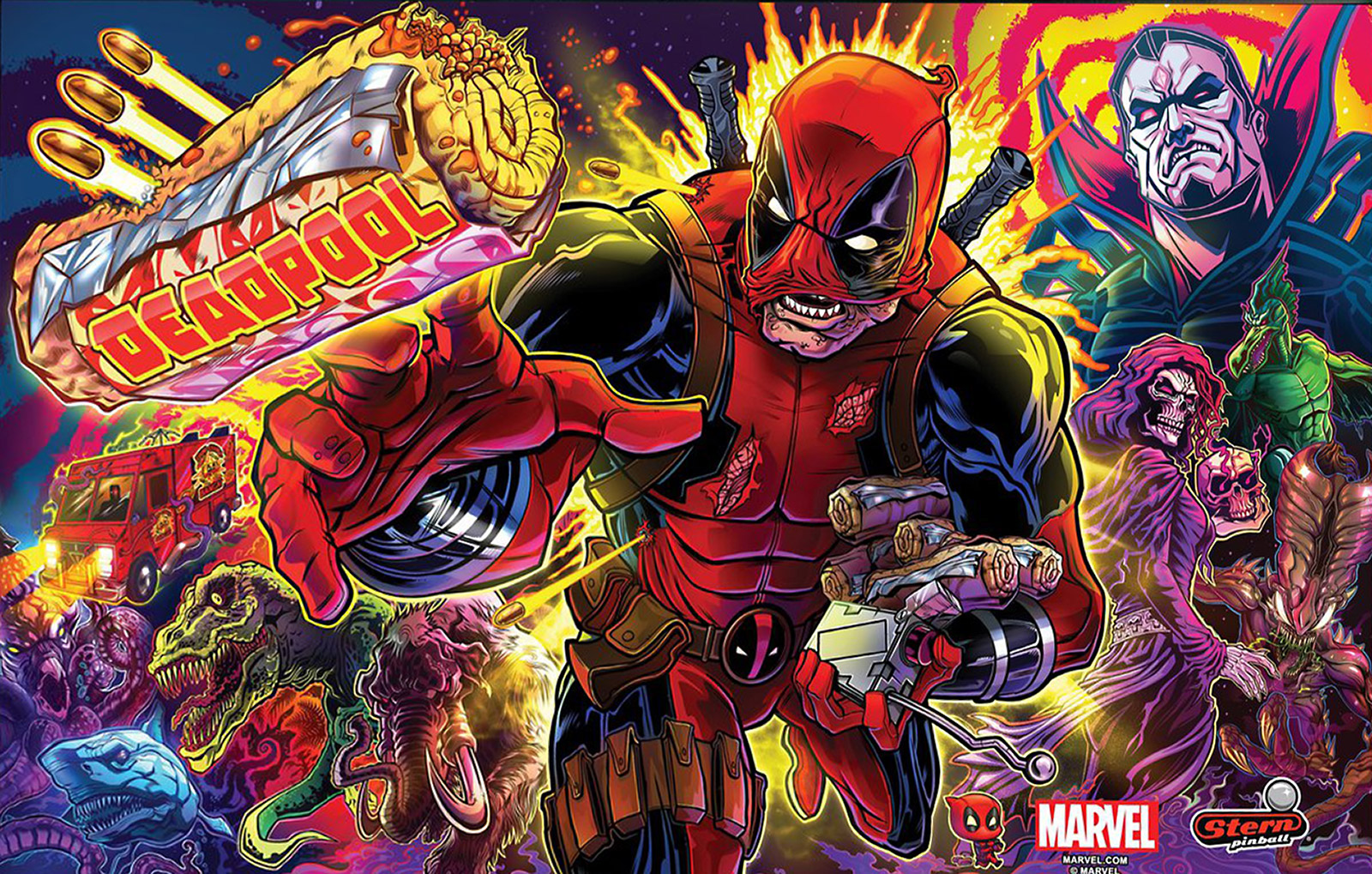 Deadpool Stern Pro Game at Capital City Pinball