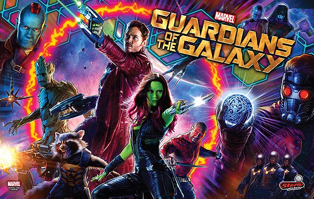 Guardians of the Galaxy Stern Pro Game at Capital City Pinball