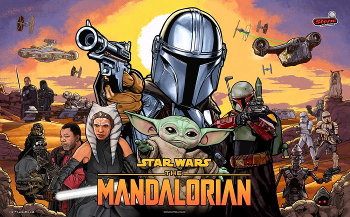 Mandalorian Stern Pro Game at Capital City Pinball